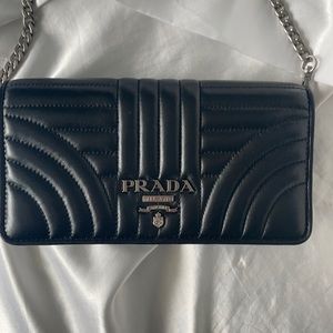 Prada chain wallet